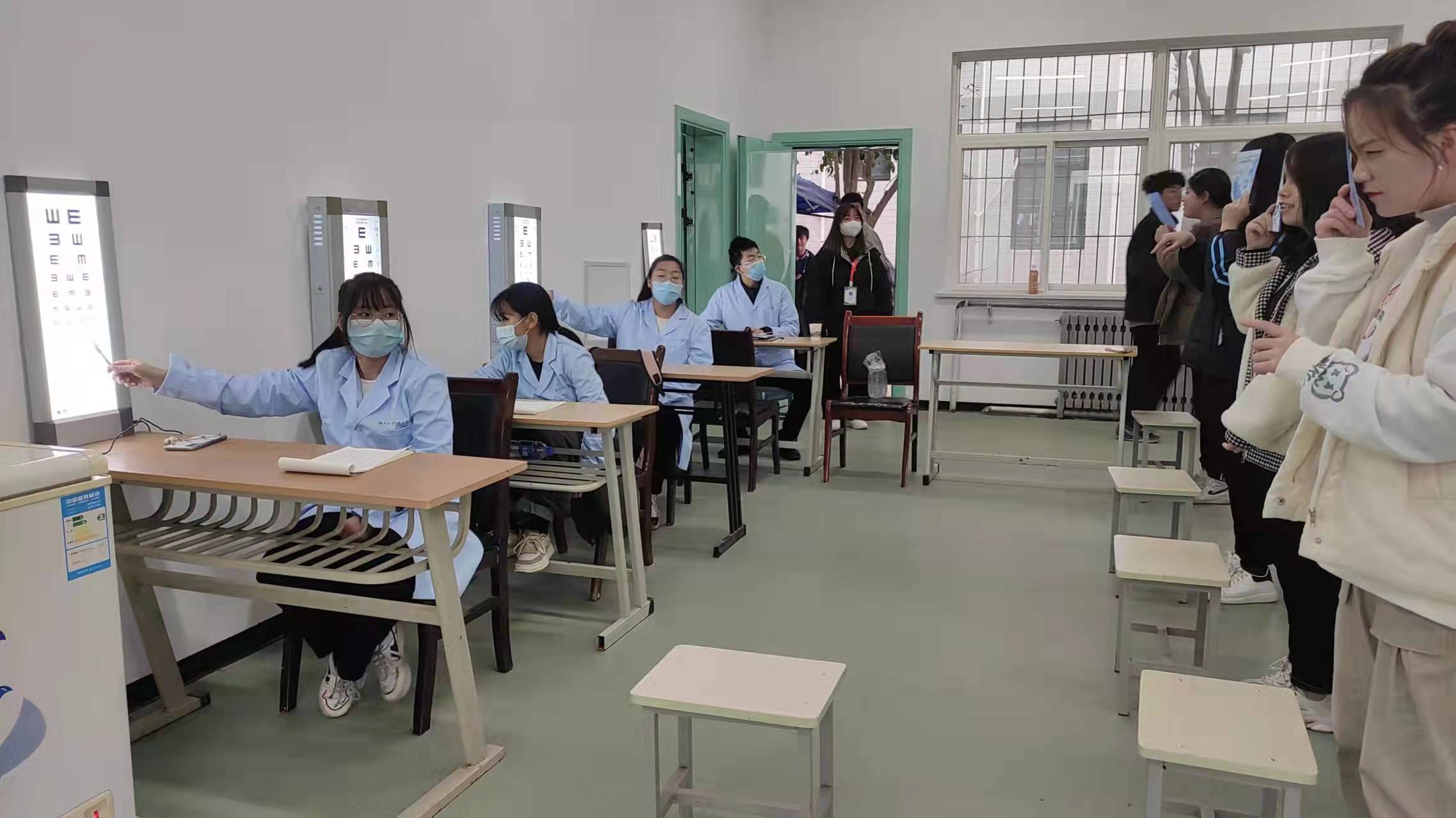 【體育部】順利完成2021年度全院學生視力檢測