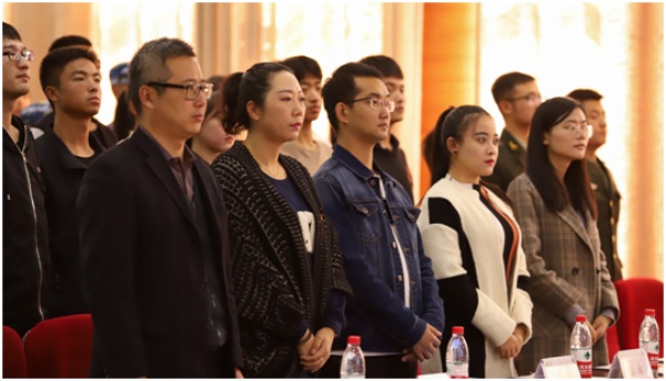 我院國旗班第十屆表彰暨第十一屆成立大會(huì)圓滿舉行