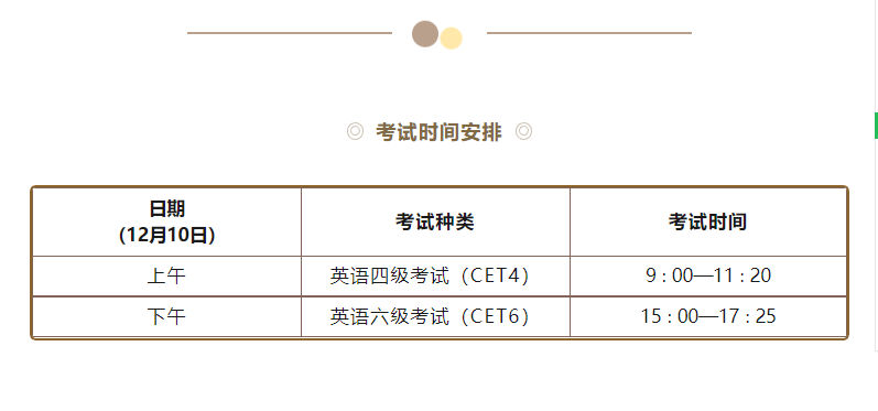 請(qǐng)全程佩戴口罩！四六級(jí)考試考生須知